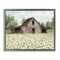 Stupell Industries White Poppy Farm Meadow Floater Framed Canvas Wall Art Design by Cindy Jacobs